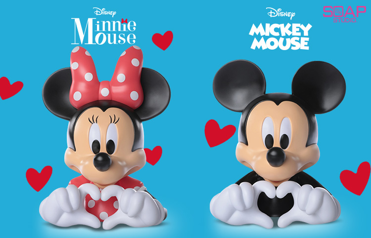 Disney-Bixin Mickey Minnie Half Bust