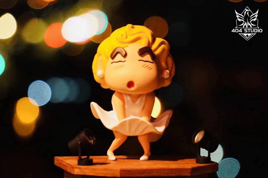 Shinchan cos Marilyn Monroe