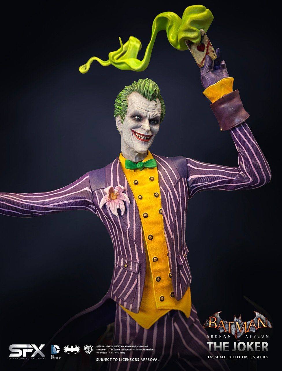 1/8 Arkham Asylum-Joker Statue