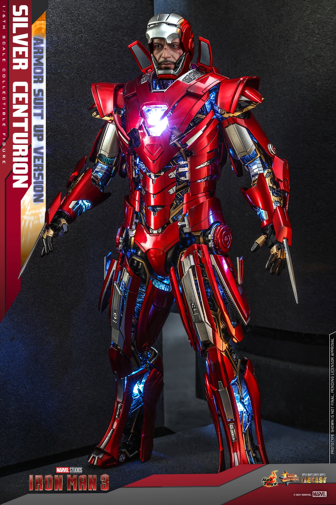 Iron Man 3 MK33 Silver Centurion (Explosive Edition) 1/6