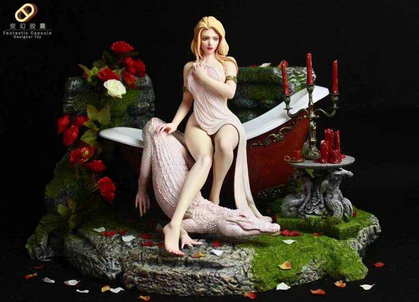 Alien Pet Series White Crocodile