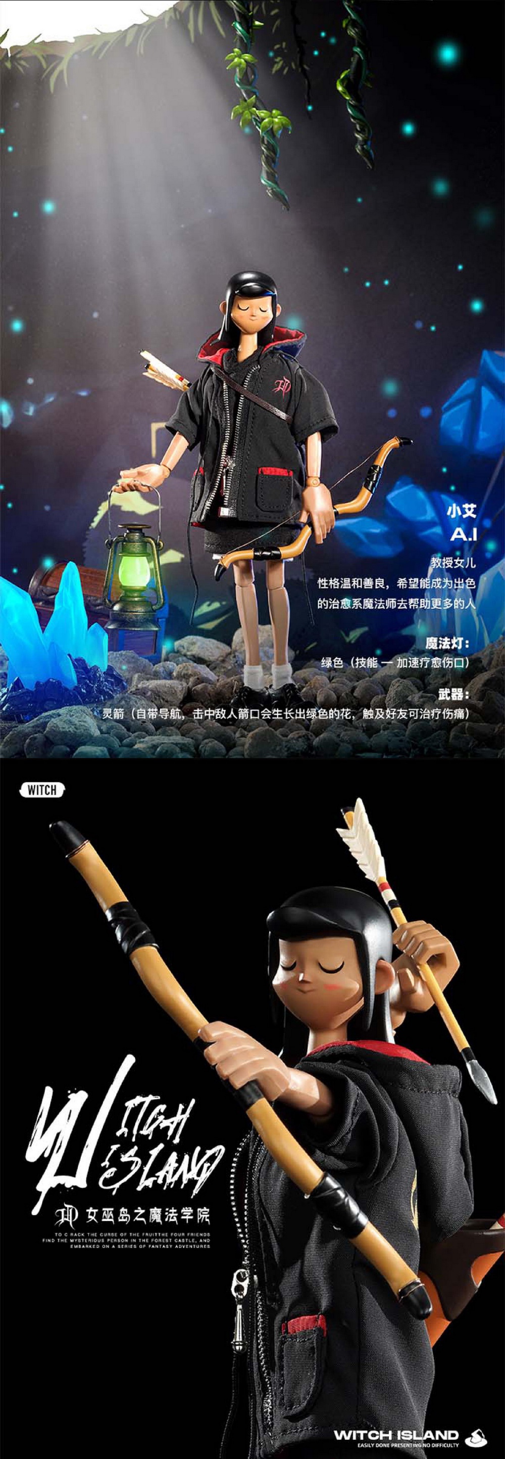 Fashion Dol l- Witch Island Magic Academy Action Doll