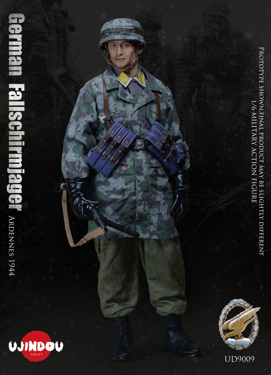 German Paratrooper of World War II - Ardennes 1944 1/6