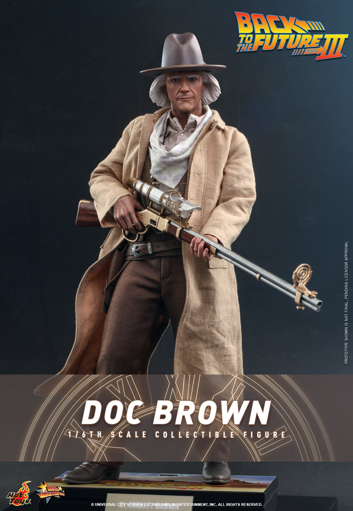 Back to the Future 3 Doc Brown 1/6
