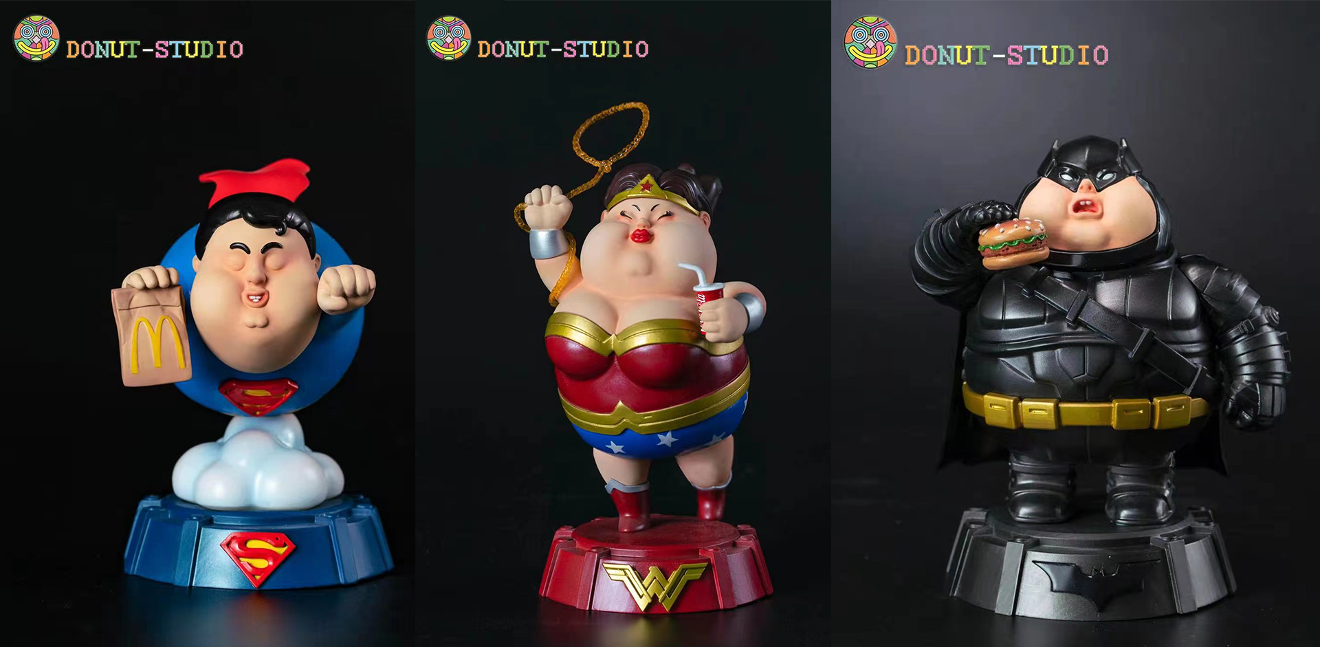 Fat Justice League – Wonder Woman / Batman / Superman
