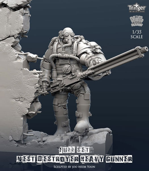 1/35 Nest Destroyer Heavy Gunner Full Set (w/Base)