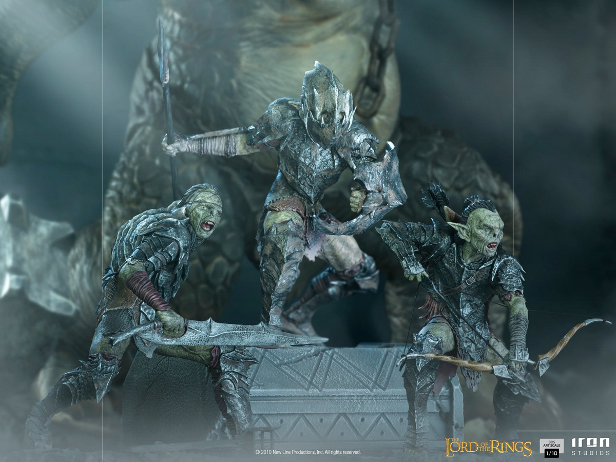 Armored Orc BDS Art Scale 1/10 – Lord of the Rings