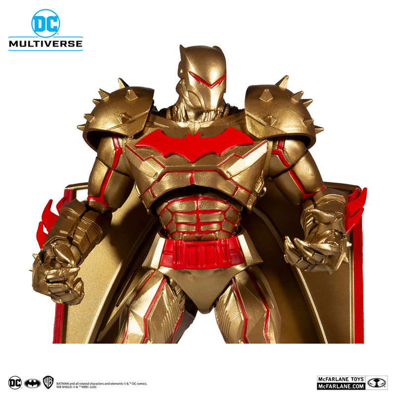 DC Multiverse Action Figure Hellbat Armor Batman (Gold Edition) [Comic]