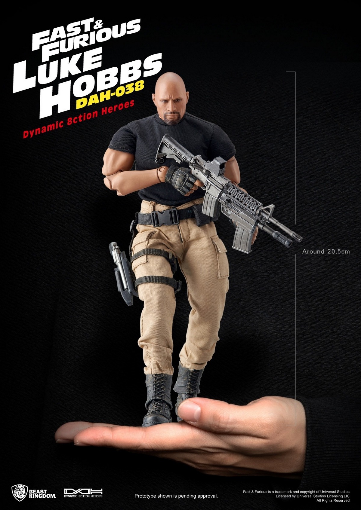 Ultimate Hero Series Fast and Furious - Luke Hobbs 1/9