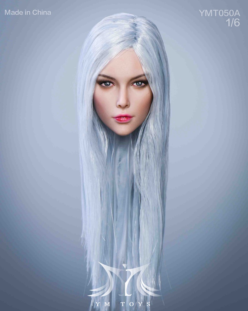 Female Head Sculpture【YMT050A/B/C/D】1/6