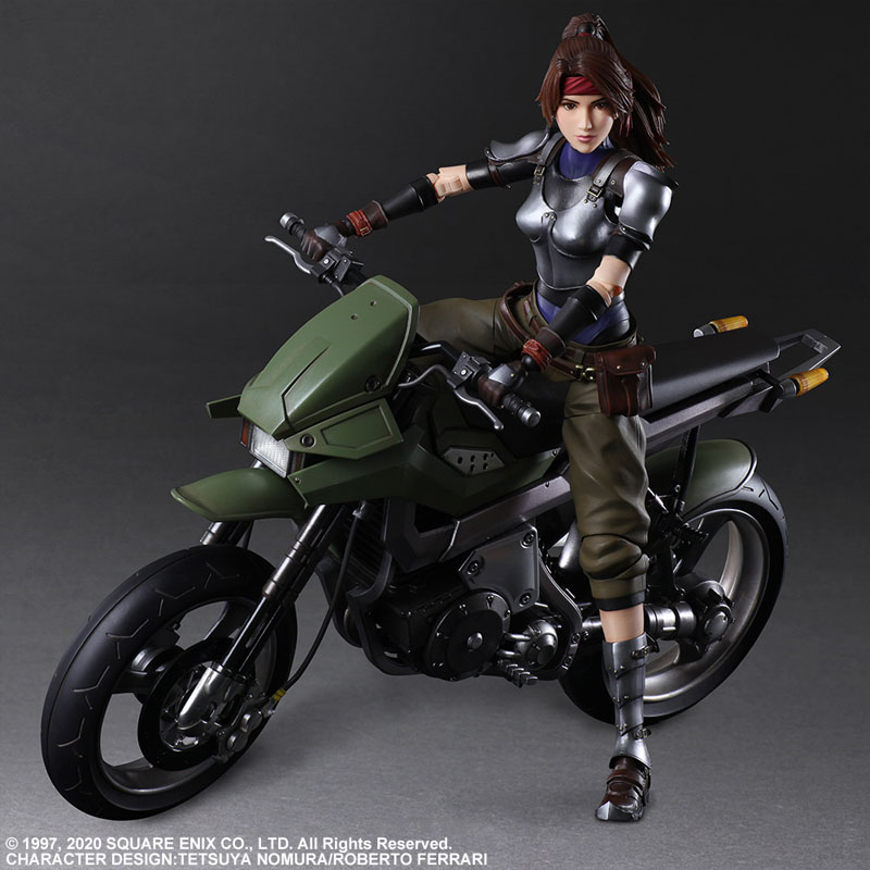 Final Fantasy VII Remake PLAY ARTS Kai Jessie & Bike SET