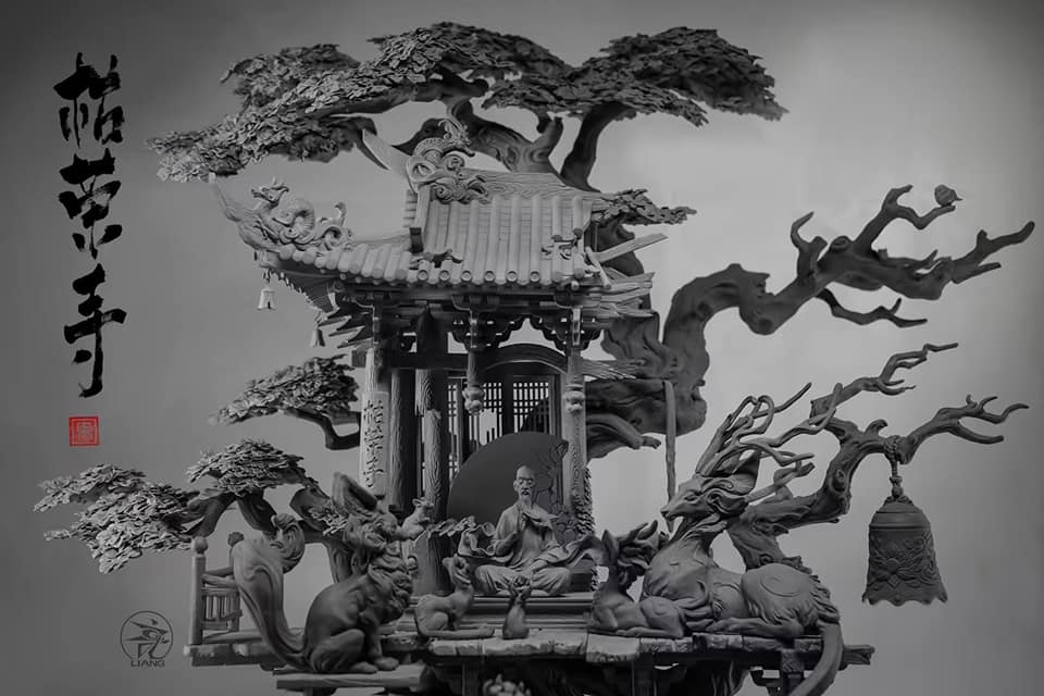 Temple - Ku Rong Si - Grey Kit Version