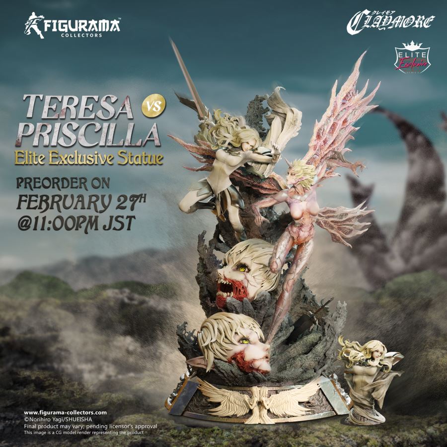 Claymore - Teresa vs. Priscilla Elite Exclusive Statue