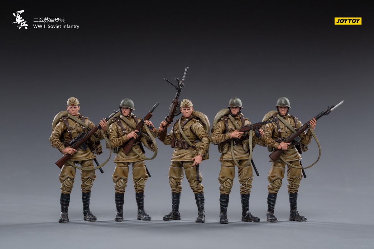 WWII Soviet Infantry 1/18