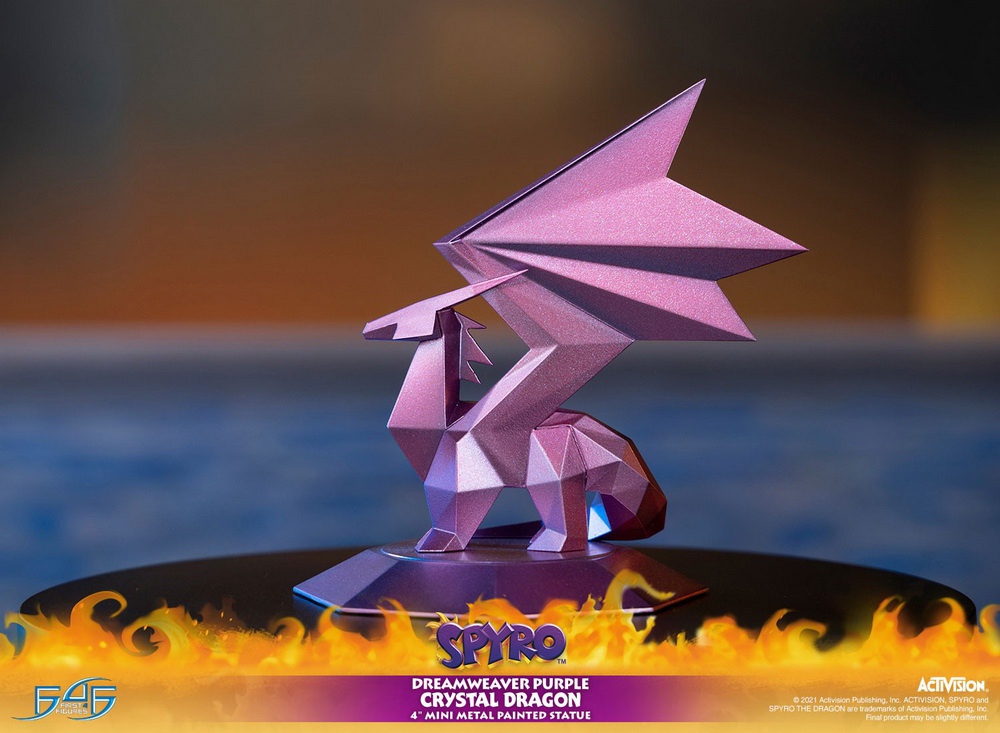 SPYRO THE DRAGON-DREAMWEAVER PURPLE CRYSTAL DRAGON