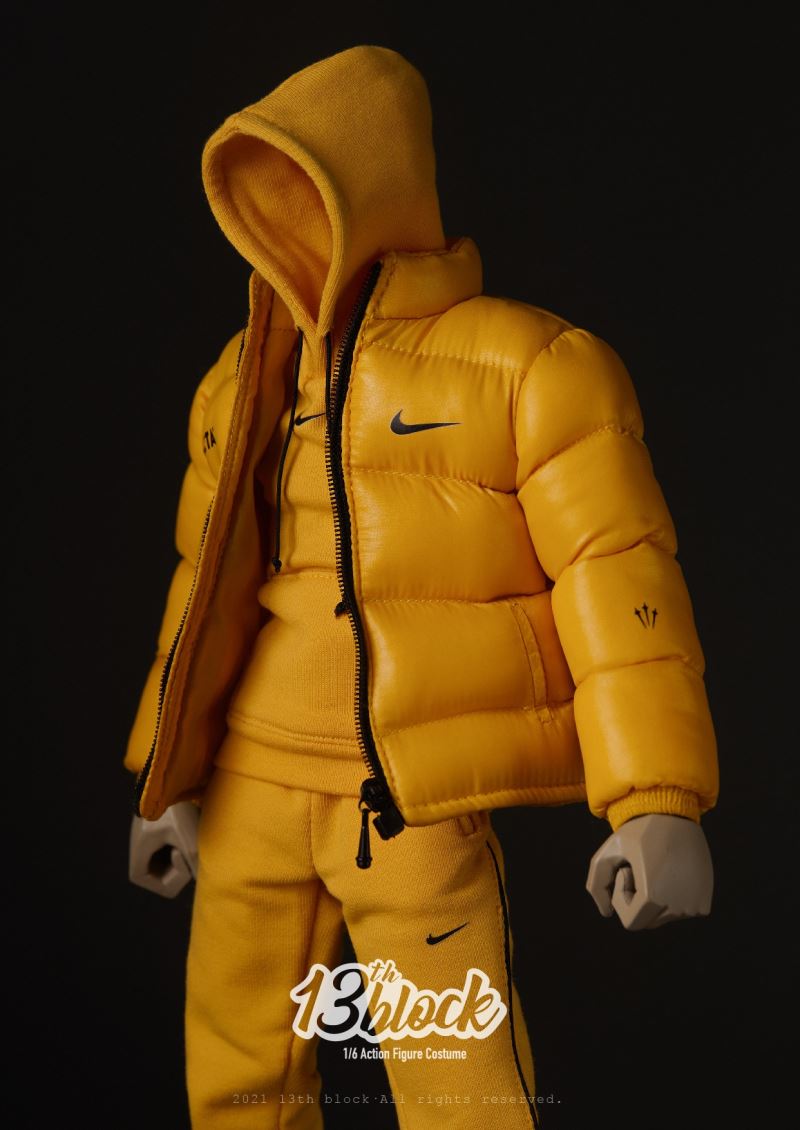 1/6 down jacket, sweater, fashion doll clothing, small elevator