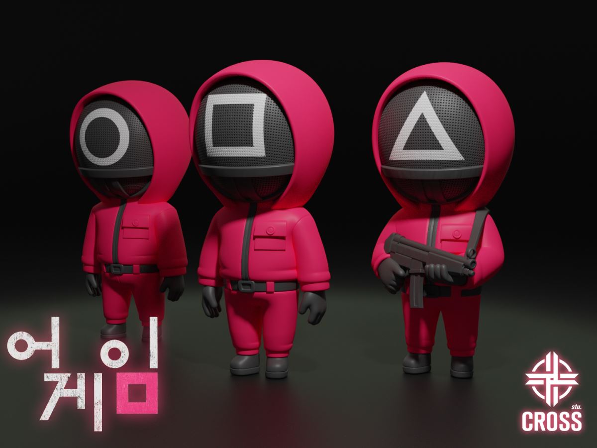 Squid Game Staff [Square] [Circle] [Triangle] 