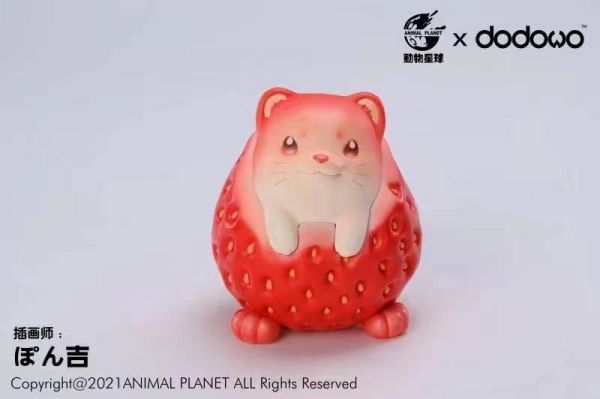 Fruit Elf Series - Strawberry Weasel