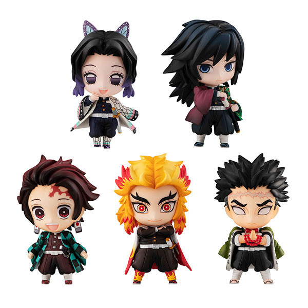 Demon Slayer: Kimetsu no Yaiba Tanjiro and the Pillars Mascot Set A