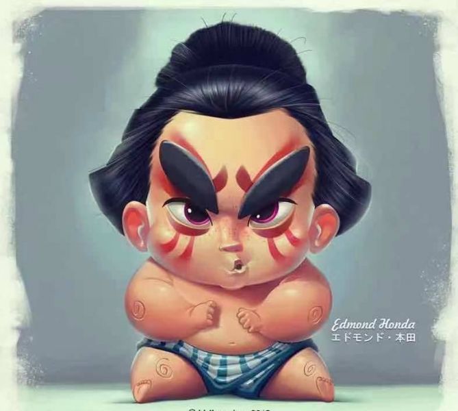 Street Fighter Sumo Play Doll
