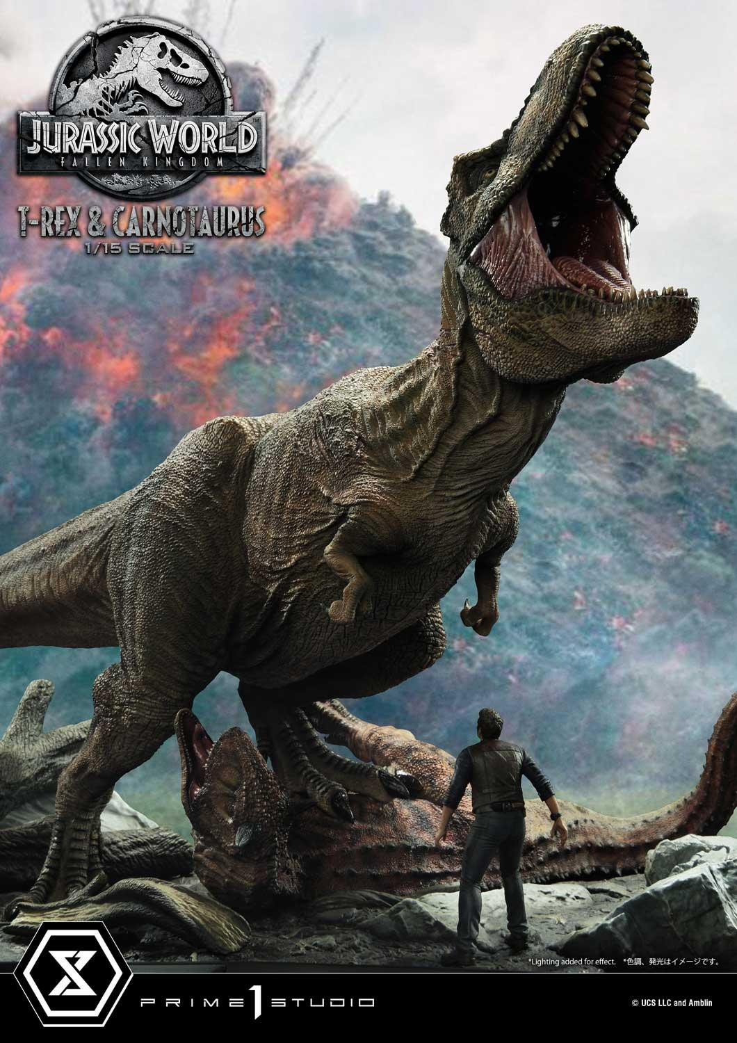 Jurassic World: Fallen Kingdom (Film) Tyrannosaurus-Rex & Carnotaurus