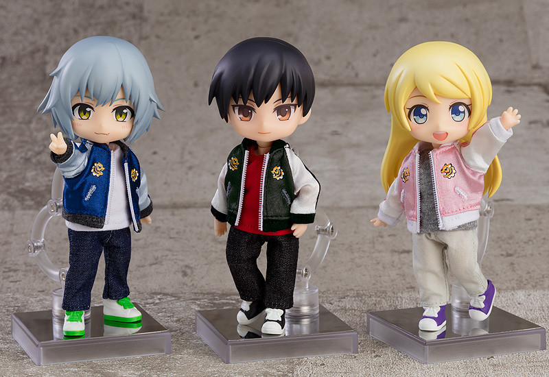 Nendoroid Doll: Outfit Set (Souvenir Jacket - Blue / Black / Pink)