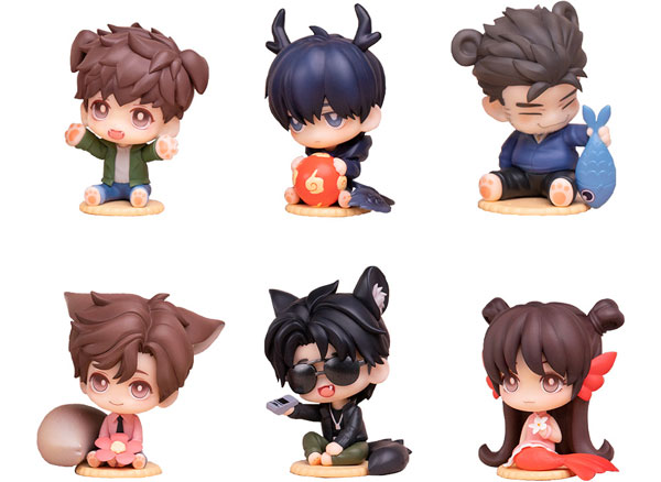 TIME RAIDERS Cute Animal Chibi Figure Series Set of 6 Types