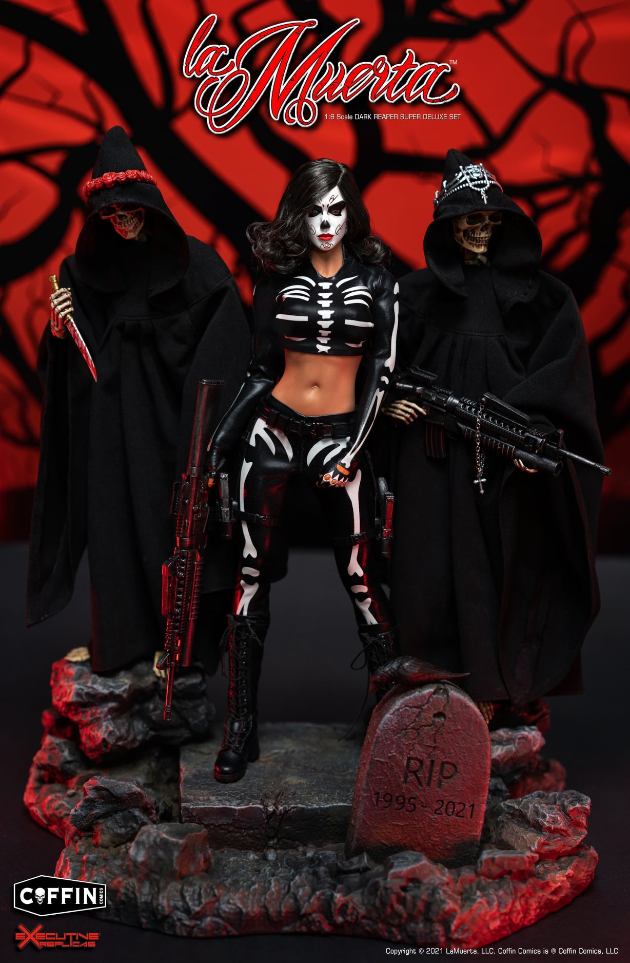 LA MUERTA Dark Reaper Super Deluxe Set 1/6