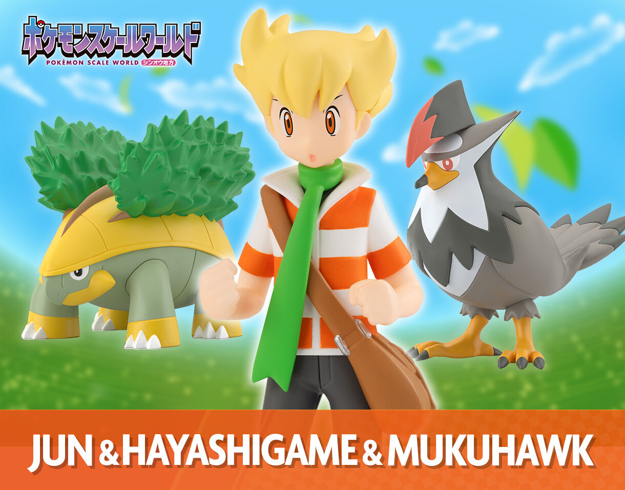 Pokémon Scale World - Benito, Staraptor and Grotle 1/20