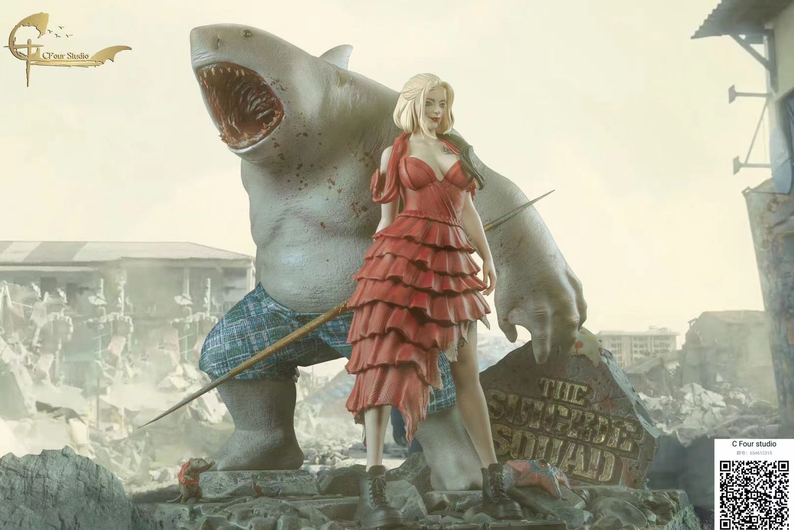 The Suicide Squad - Harley Quinn x Shark King