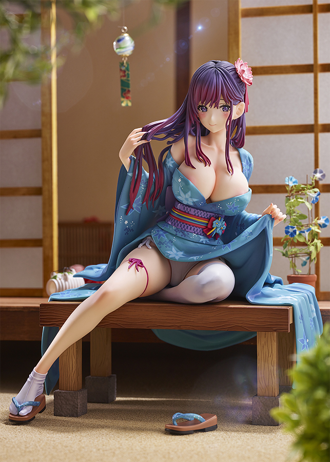 Mataro Original Character - Opening up her Yukata 1/6