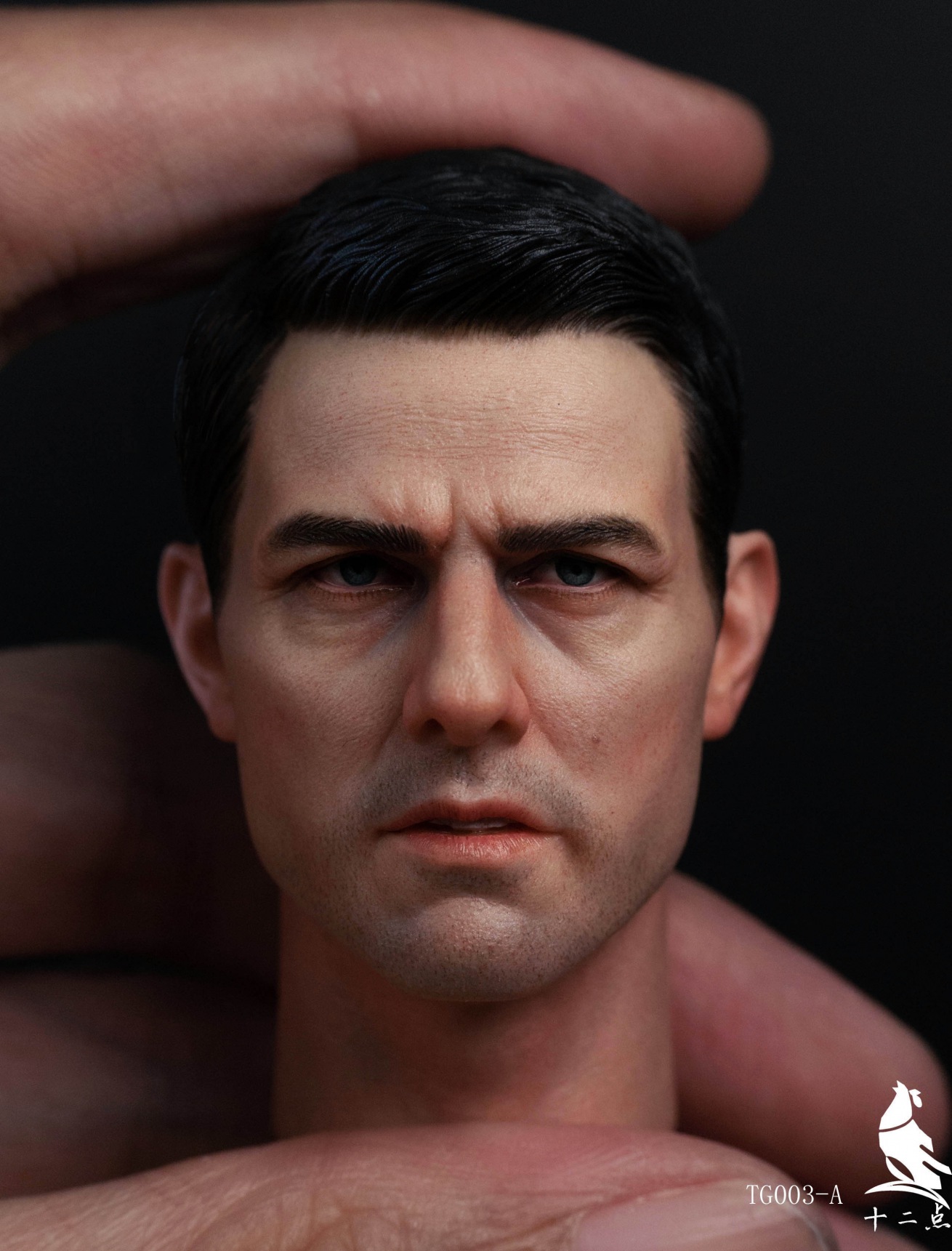European and American tough guy head sculpt 1/6