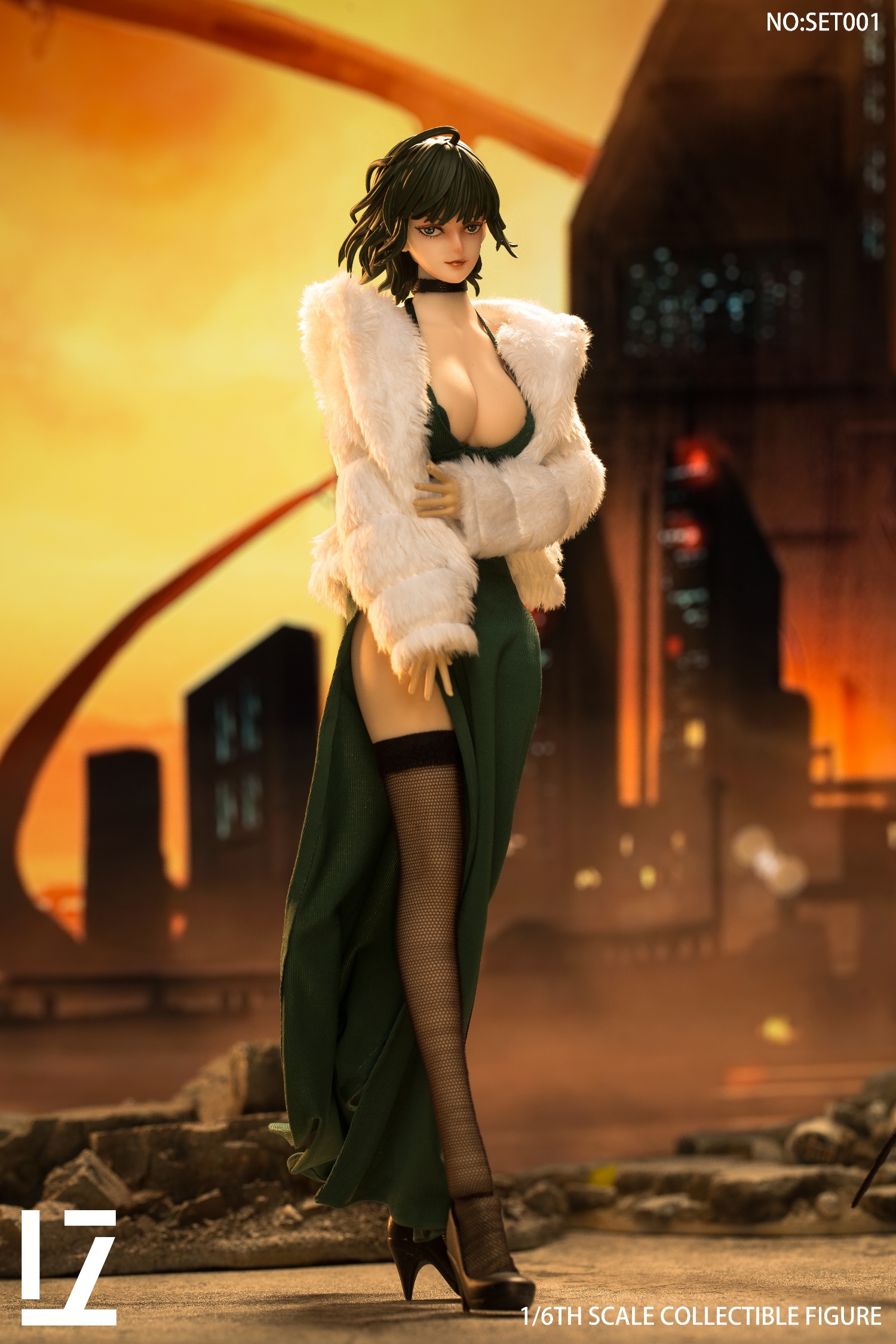 The heroine who guards the world Snow Head sculpt costume set