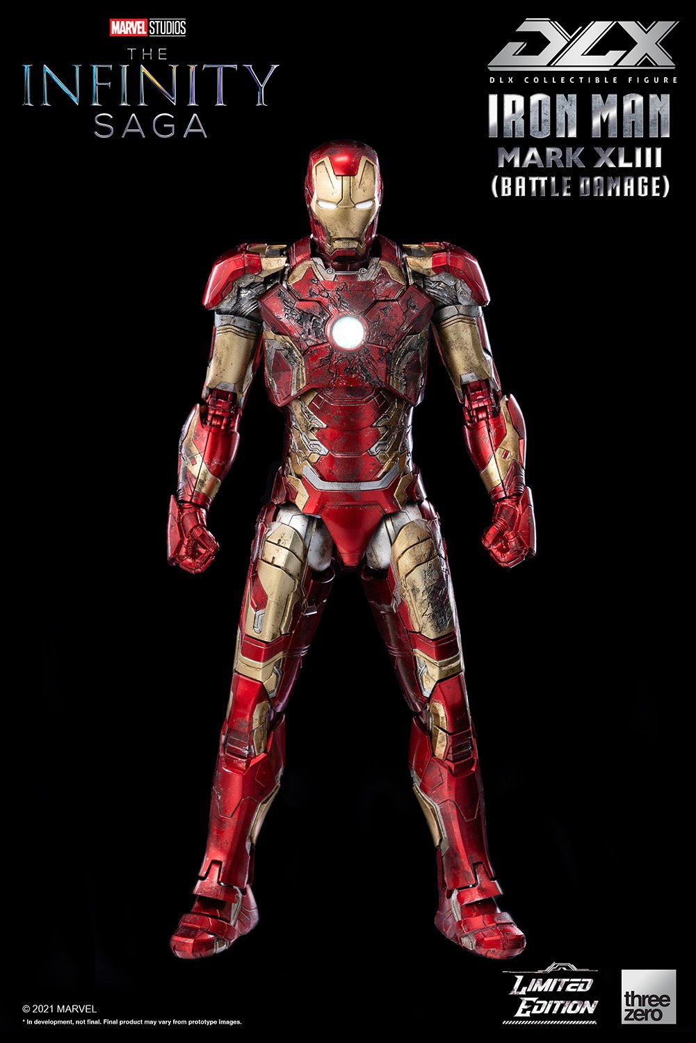 Infinity Saga  DLX Iron Man Mark 43 (Battle Damage)