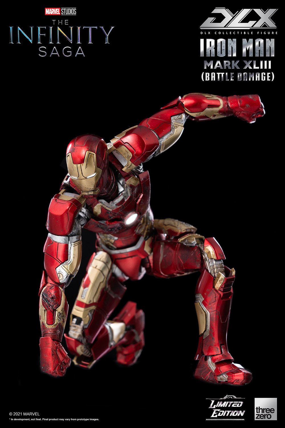 Infinity Saga  DLX Iron Man Mark 43 (Battle Damage)