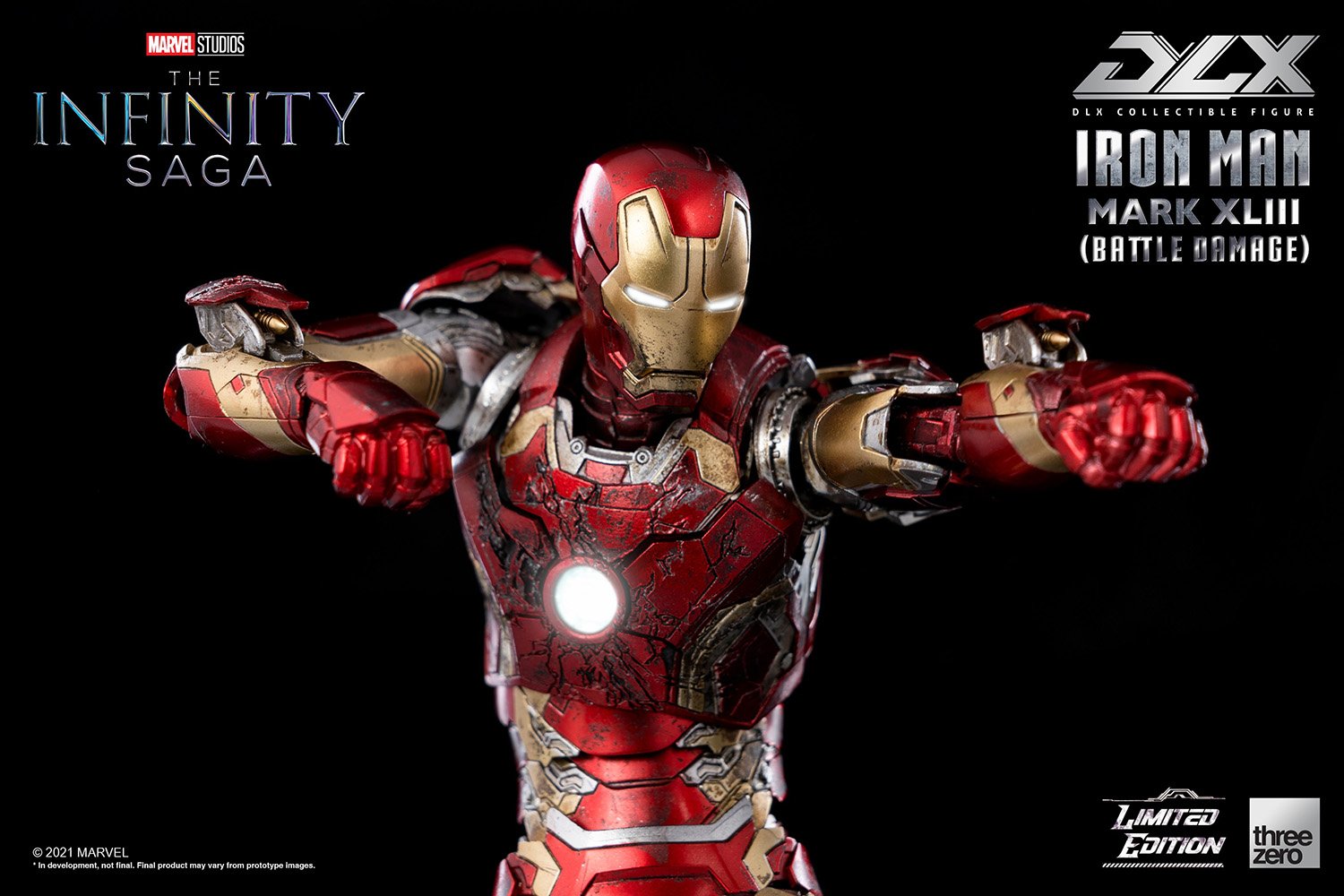 Infinity Saga  DLX Iron Man Mark 43 (Battle Damage)