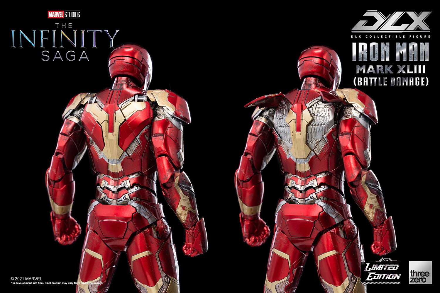 Infinity Saga  DLX Iron Man Mark 43 (Battle Damage)
