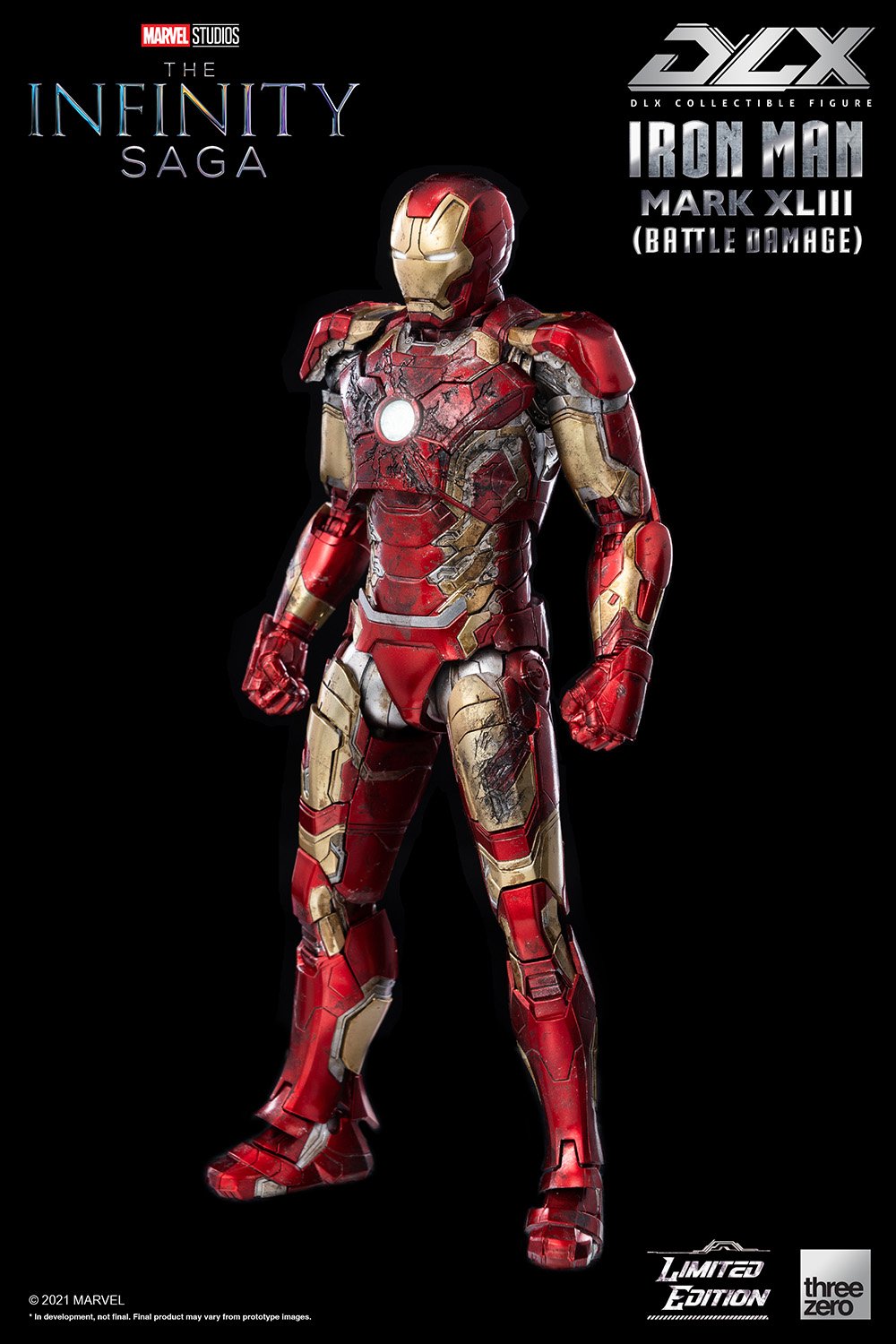 Infinity Saga  DLX Iron Man Mark 43 (Battle Damage)