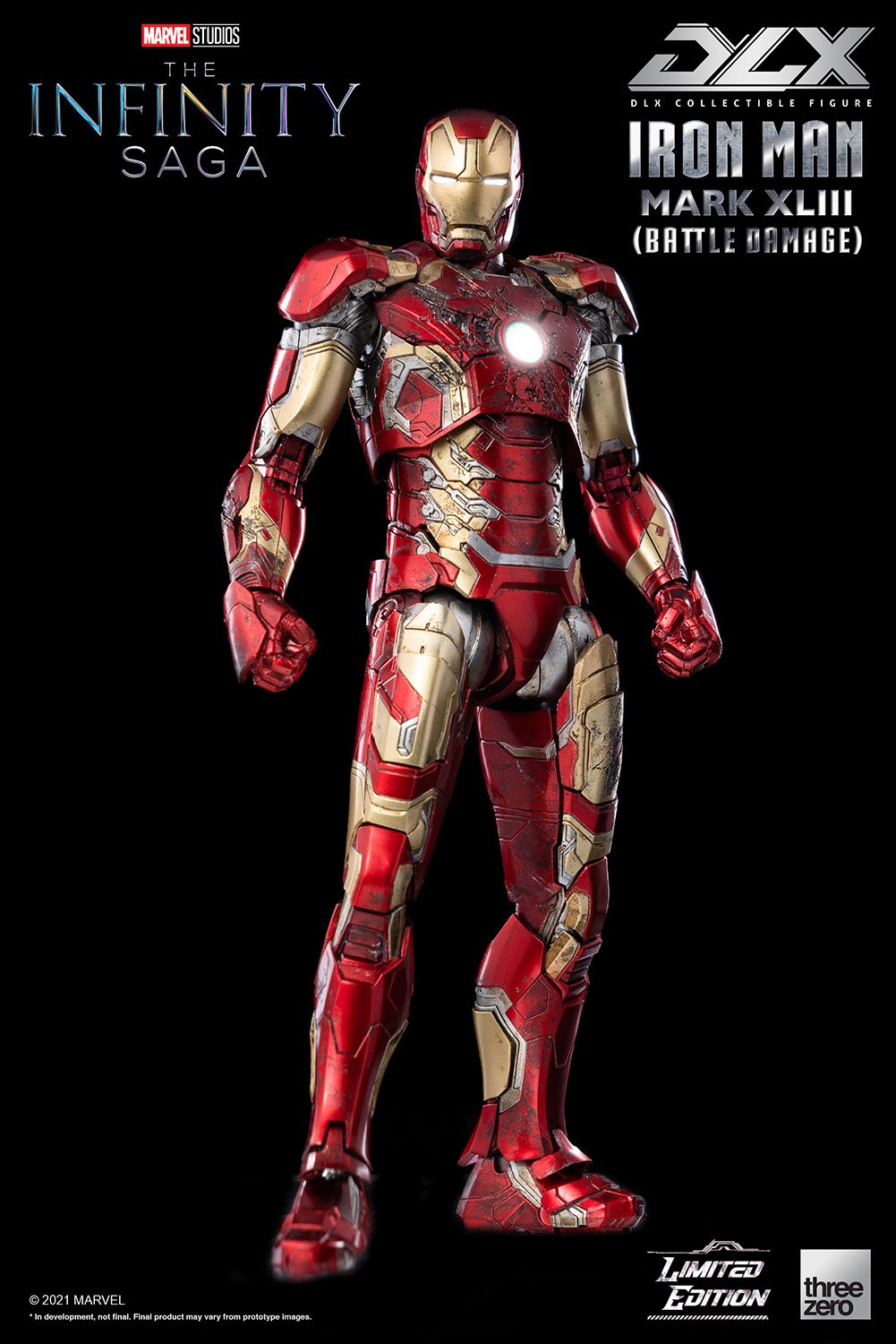Infinity Saga  DLX Iron Man Mark 43 (Battle Damage)