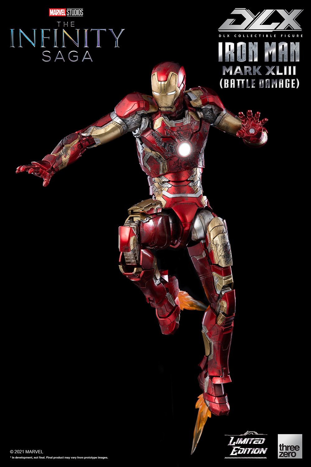Infinity Saga  DLX Iron Man Mark 43 (Battle Damage)