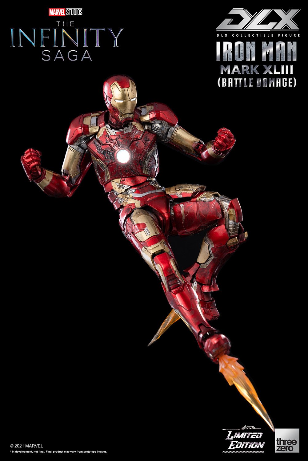 Infinity Saga  DLX Iron Man Mark 43 (Battle Damage)