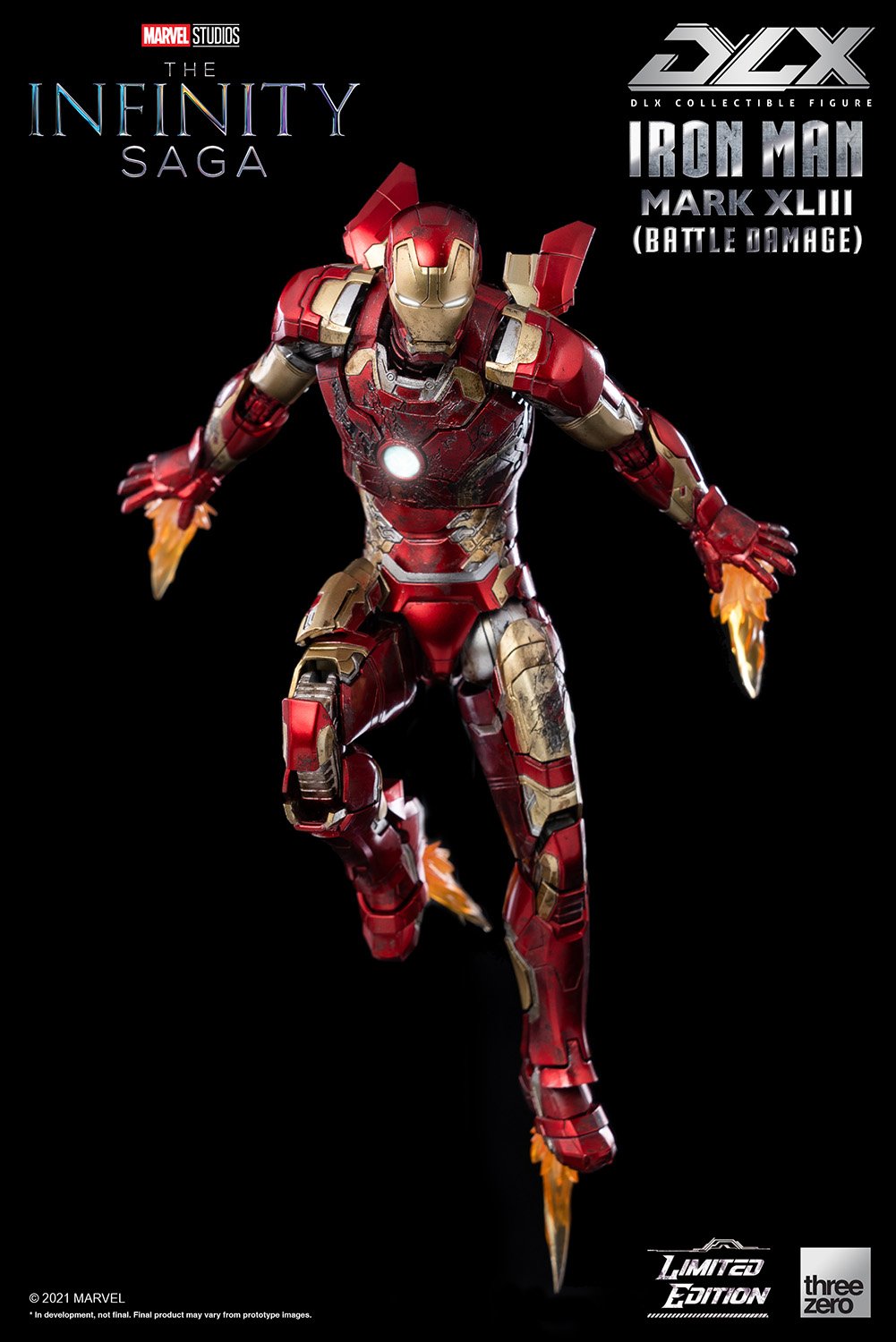 Infinity Saga  DLX Iron Man Mark 43 (Battle Damage)