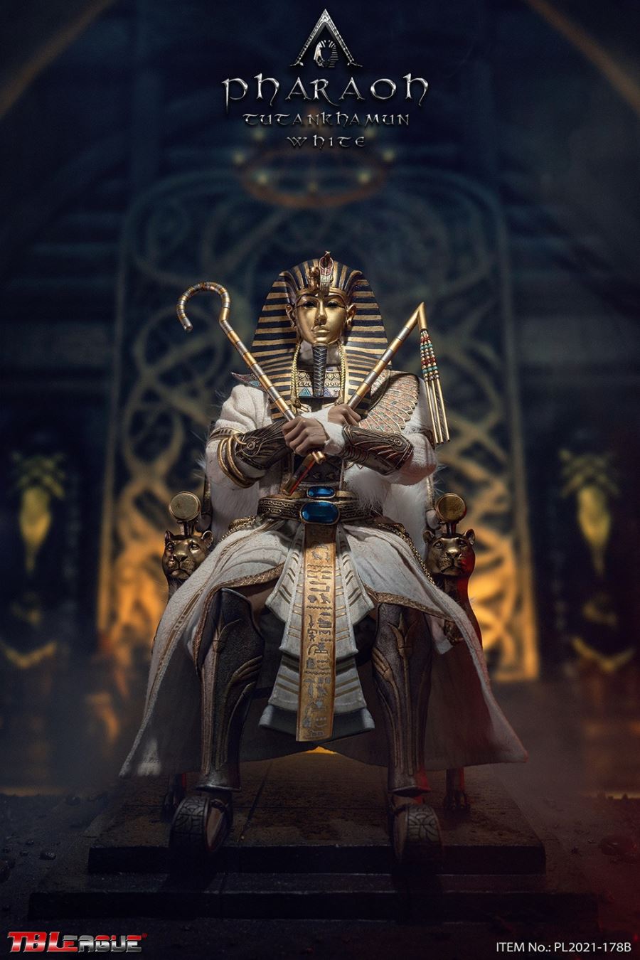 Pharaoh Tutankhamun - Black / White 1/6