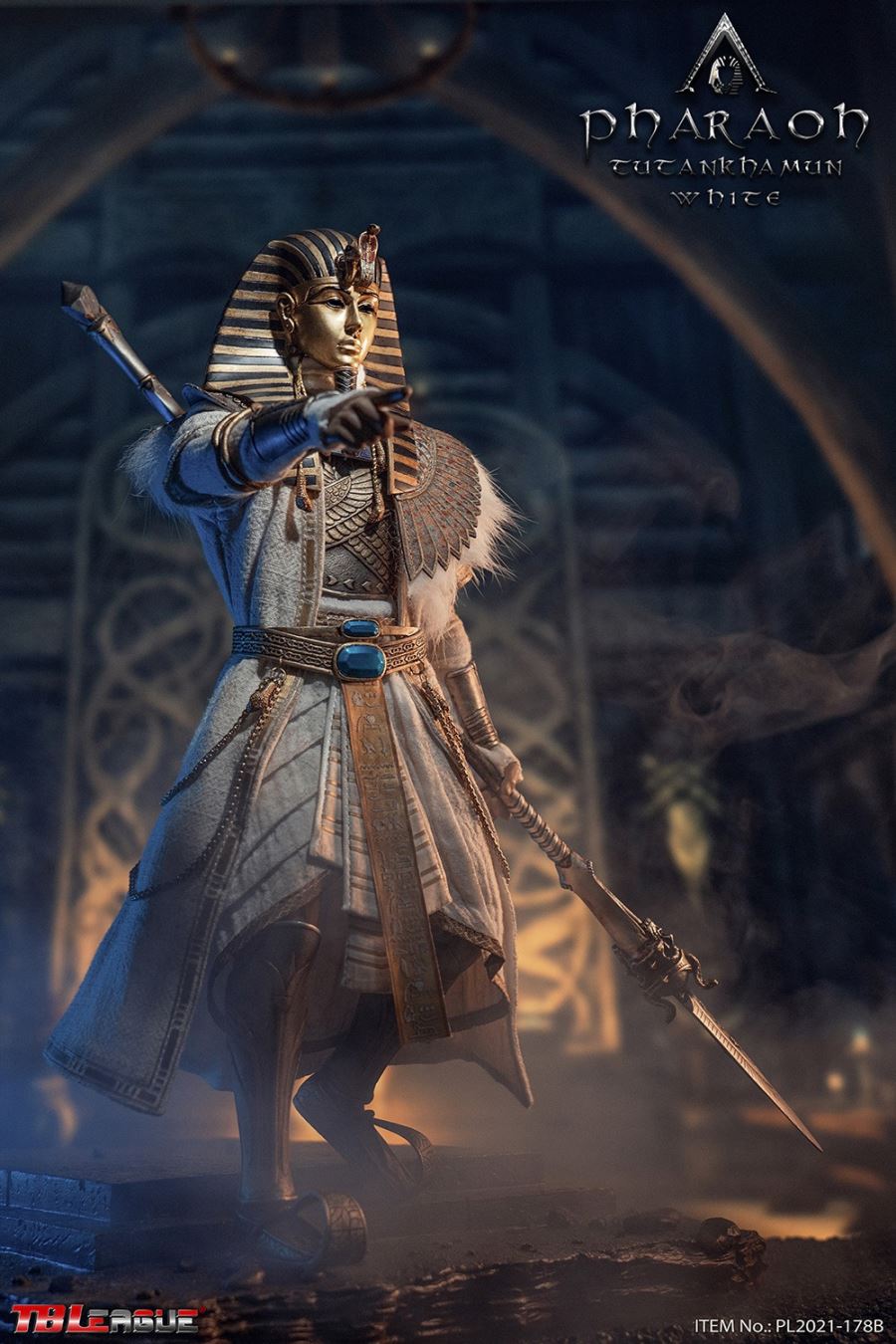 Pharaoh Tutankhamun - Black / White 1/6