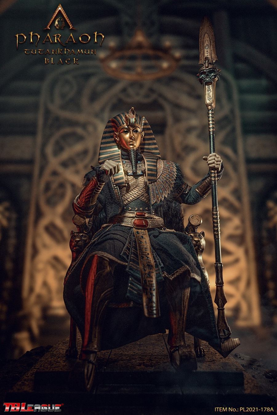 Pharaoh Tutankhamun - Black / White 1/6