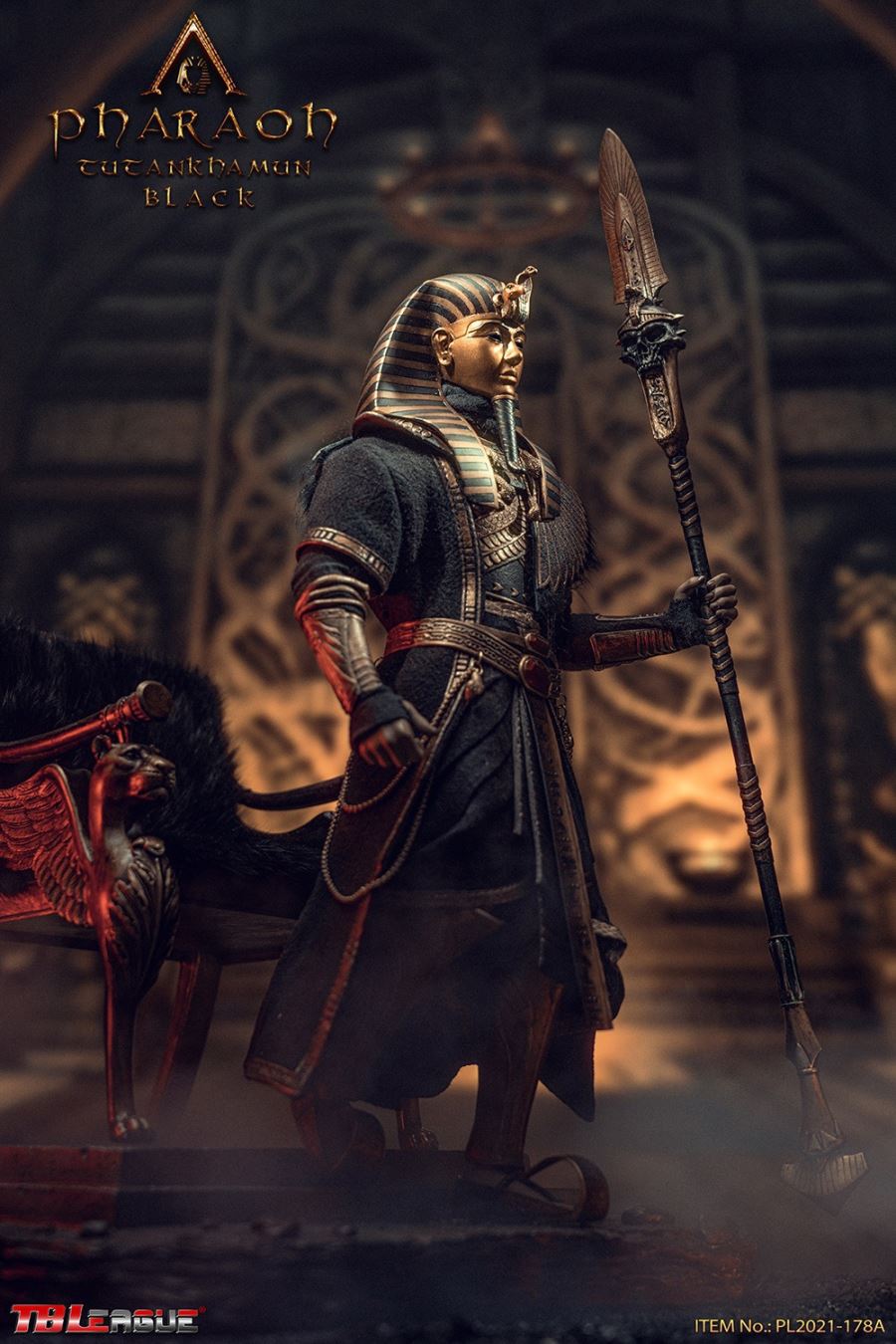Pharaoh Tutankhamun - Black / White 1/6