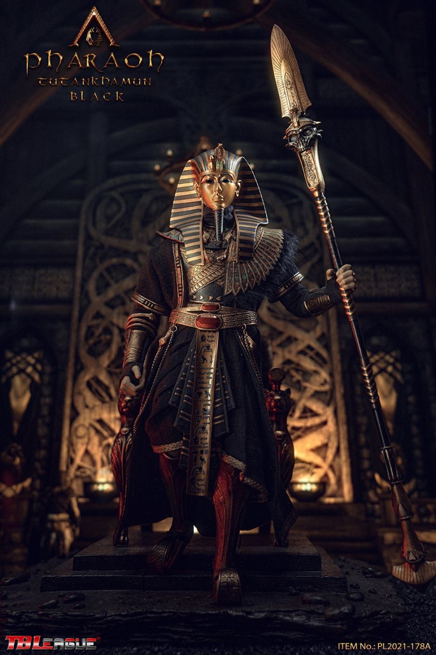 Pharaoh Tutankhamun - Black / White 1/6