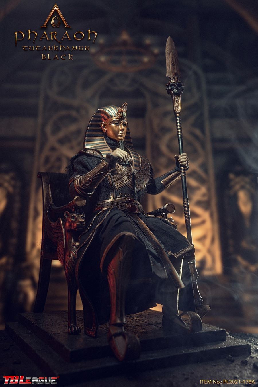 Pharaoh Tutankhamun - Black / White 1/6