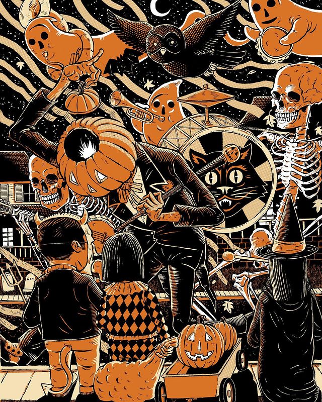 The Ghost Of Halloween Past by Sam Heimer 12 Soft Vinyl Figure