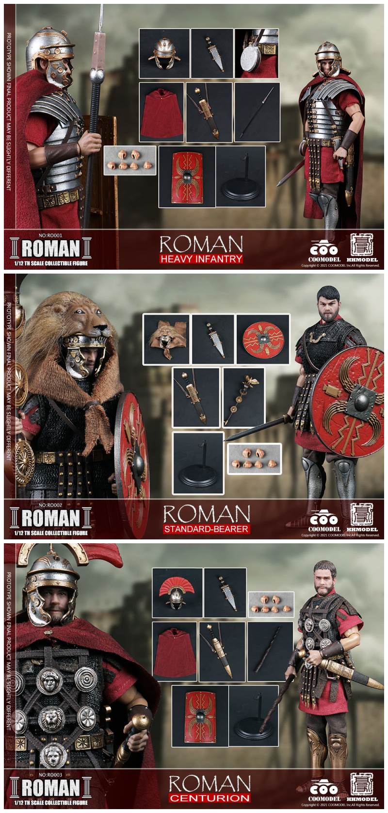 ROMAN - HEAVY INFANTRY 1/12